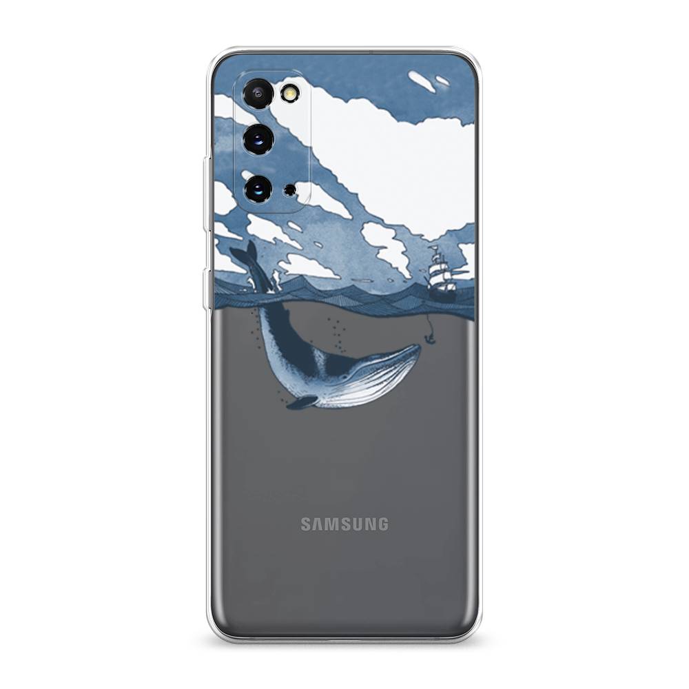 

Чехол на Samsung Galaxy S20 "Большой кит", Синий, 29250-1