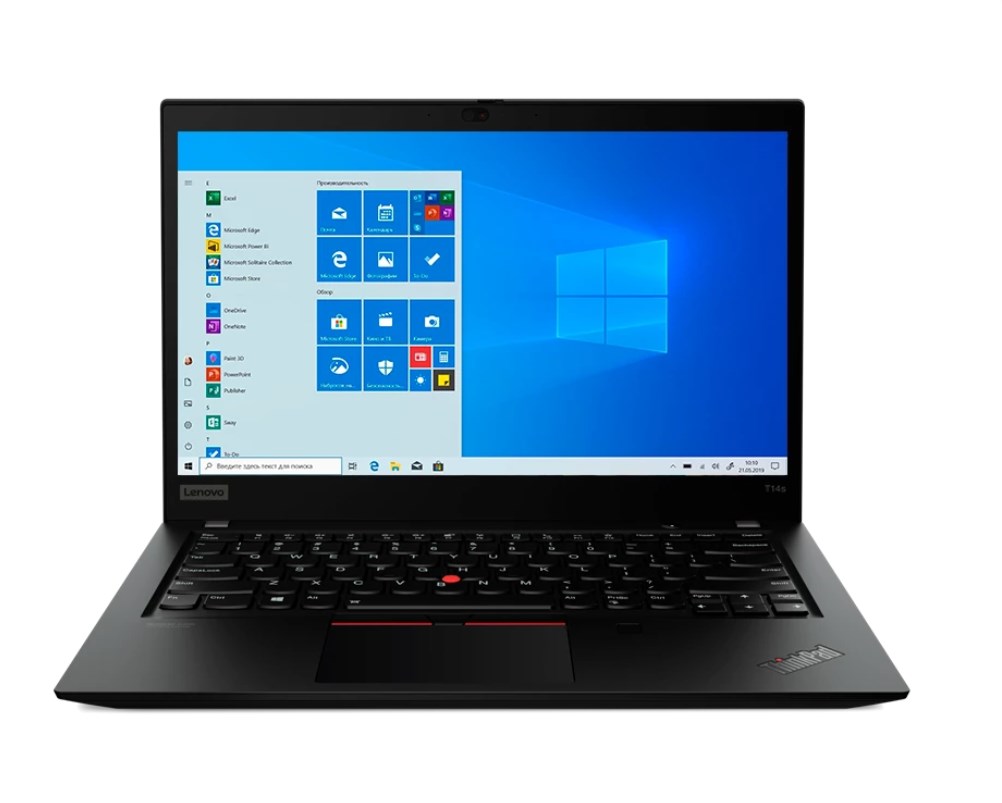 фото Ноутбук lenovo thinkpad t14s gen 1 black (20uh0033rt)