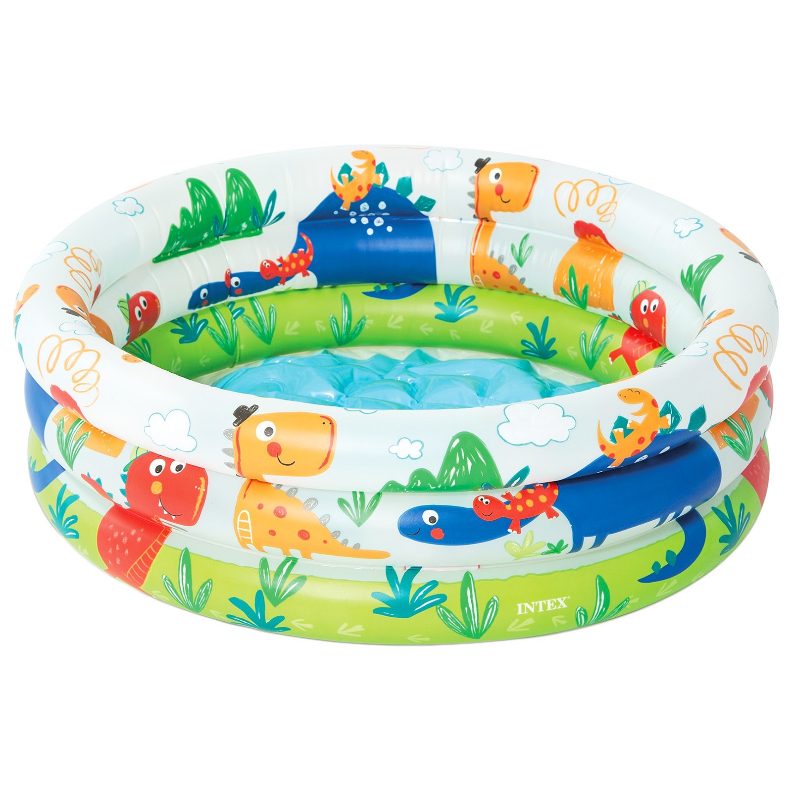 Бассейн Intex Beach Buddies 3-Ring 57106NP разноцветный 61 x 22 см 33 л