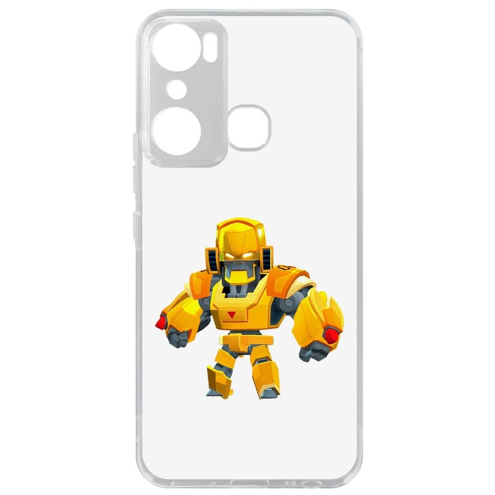 

Чехол-накладка Brawl Stars-Бо Золотой Меха для Infinix Hot 20i