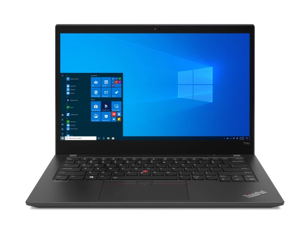 фото Ноутбук lenovo thinkpad t14s gen 2 black (20wm009drt)