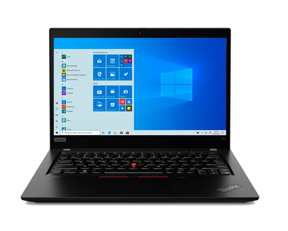 фото Ноутбук lenovo thinkpad x13 gen 1 black (20uf0037rt)