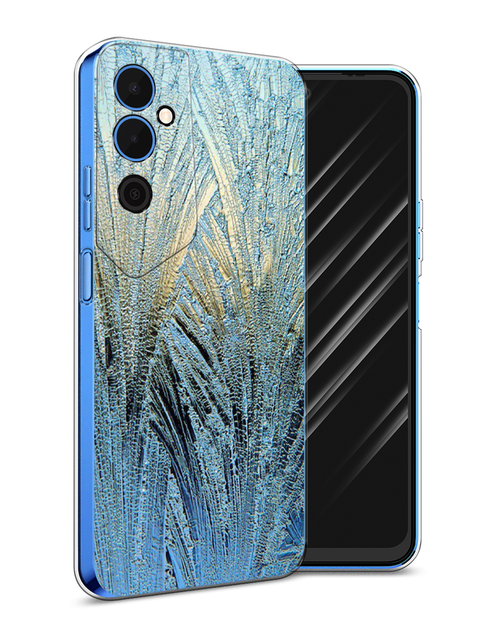 

Чехол Awog на Tecno Pova Neo 2 / Техно Пова Нео 2 "Лёд", Голубой