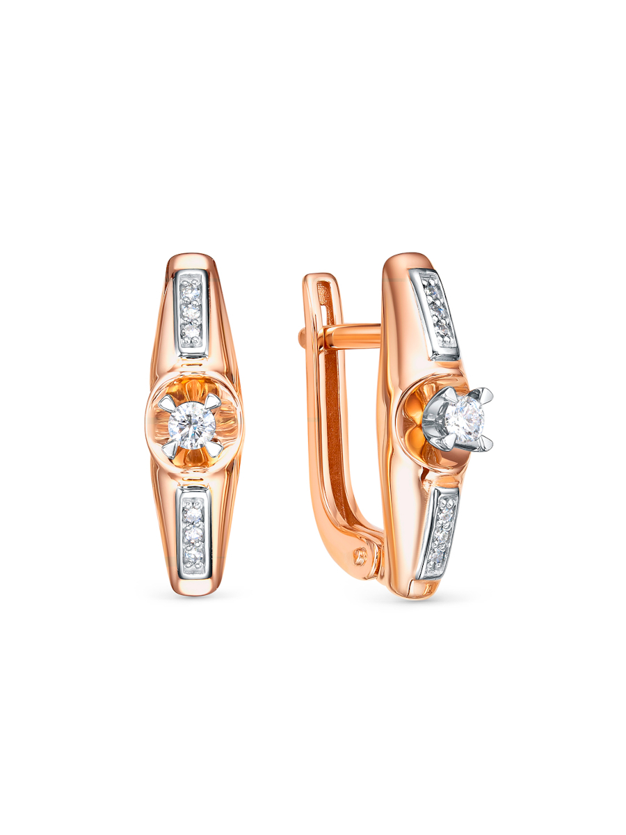 

Серьги из золота с бриллиантом UVILERS ZS97858, ZS97858