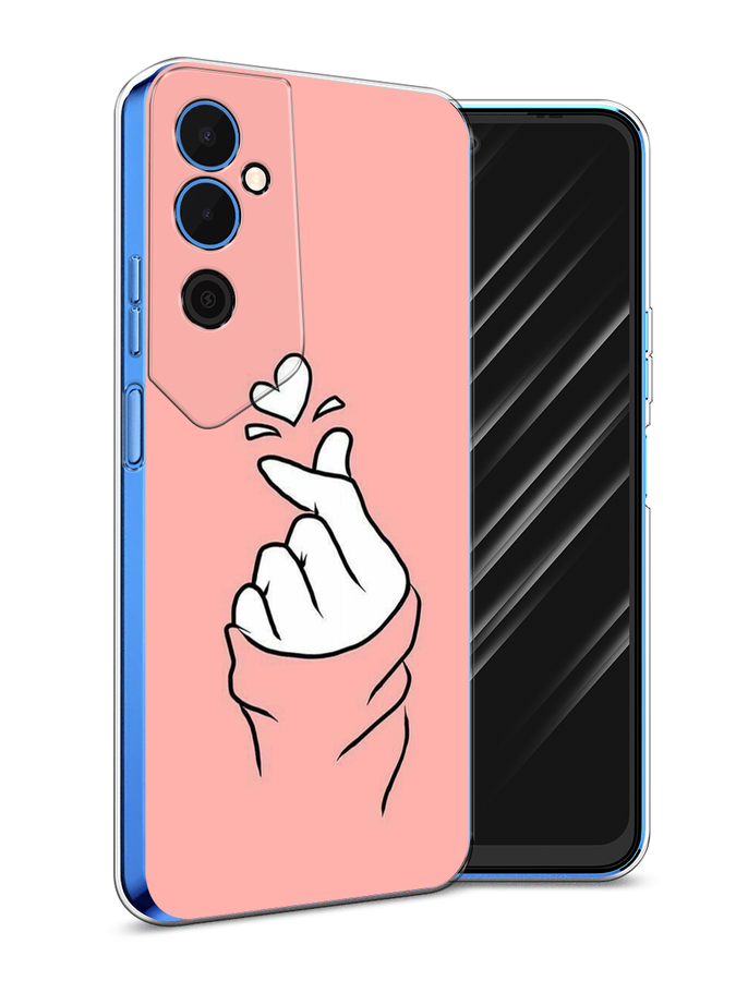

Чехол Awog на Tecno Pova Neo 2 / Техно Пова Нео 2 "Любовь-щелк", Оранжевый