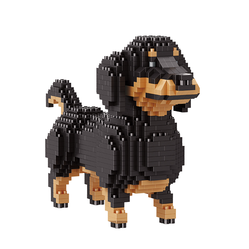 Конструктор 3D из миниблоков Balody собака Такса, 836 дет BA18244 конструктор balody 3d из миниблоков собака корги 997 элементов ba18396