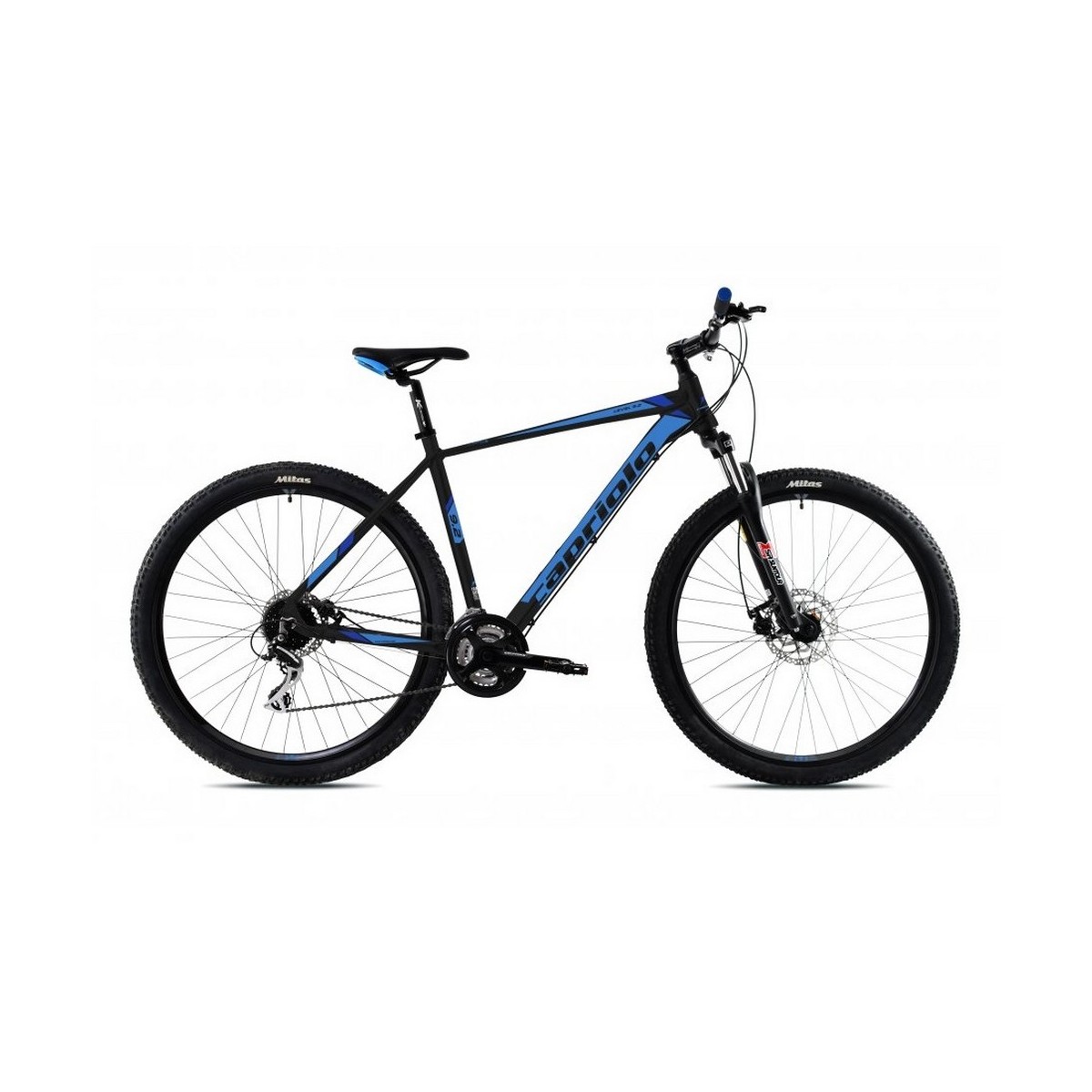 Велосипед CAPRIOLO MTB LEVEL 9.2 29'' (3 X 8), ALU 21'' (чёрный (мат) - синий)