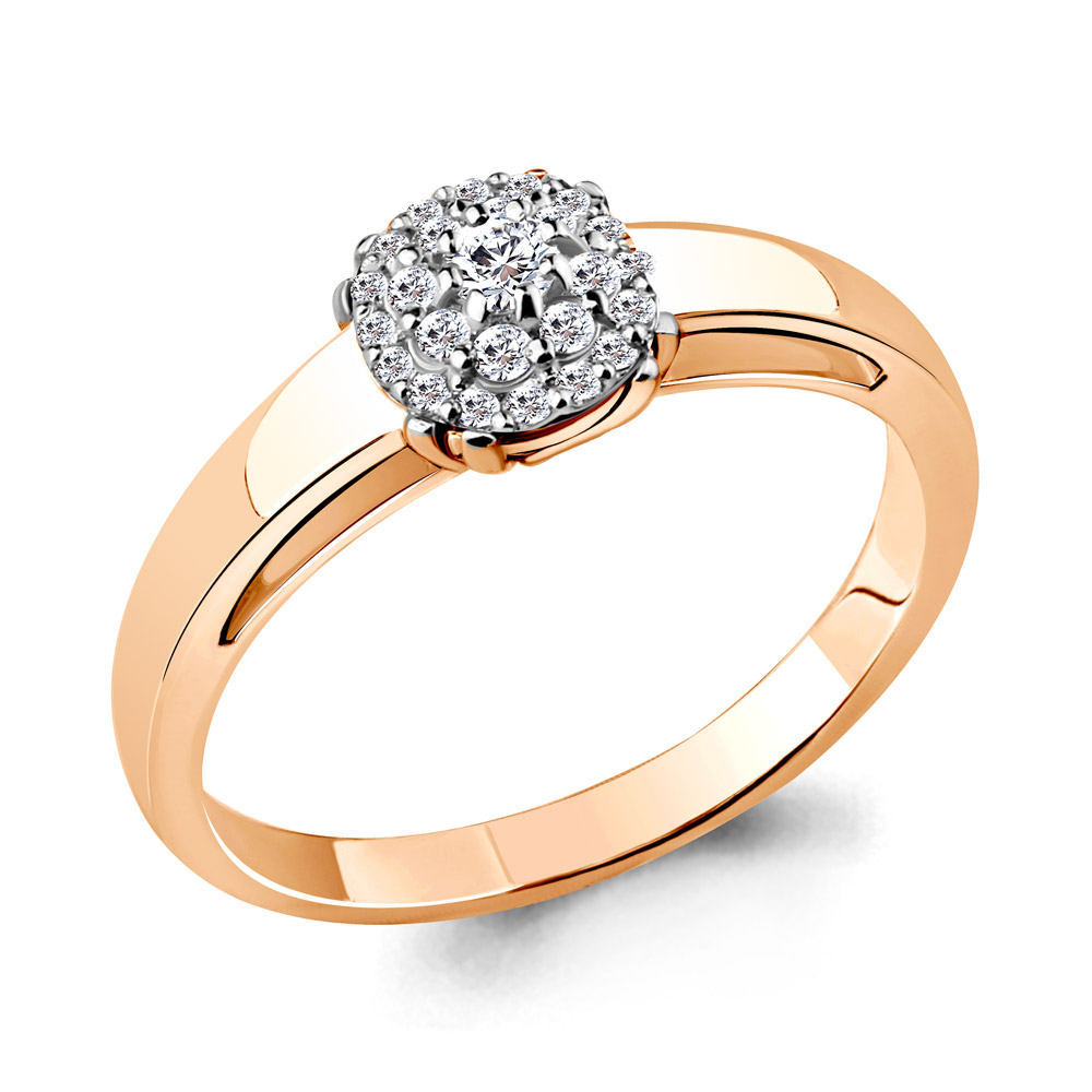 

Кольцо из красного золота с бриллиантом Aquamarine Aquamarine 963129к_585_кз р. 17, 963129к_585_кз