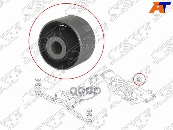 

Сайлентблок подушки дифферинциала SUBARU FORESTER 96-07/IMPREZA 92-02/LEGACY 89-98