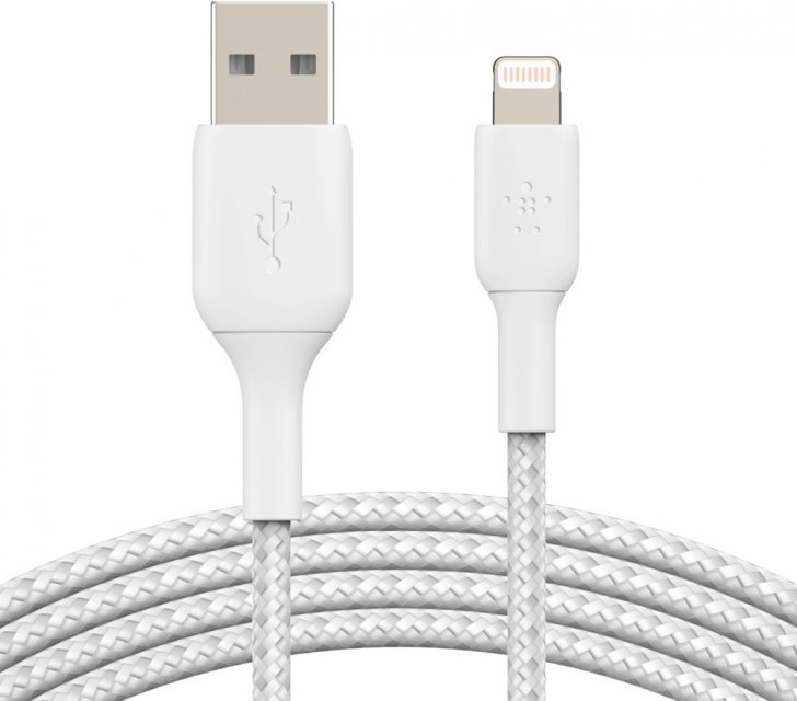 Кабель Belkin BOOST CHARGE Lightning - USB-A, 0,15m, CAA002bt0MWH белый