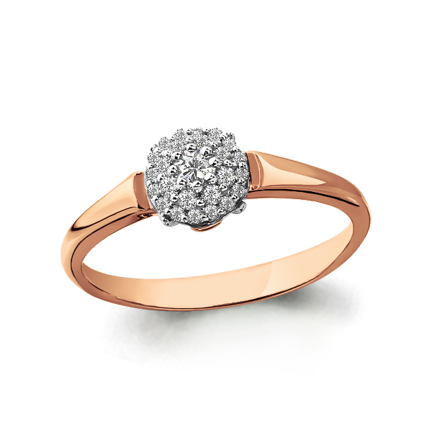 

Кольцо из красного золота с бриллиантом Aquamarine Aquamarine 963130к_585_кз р, 963130к_585_кз