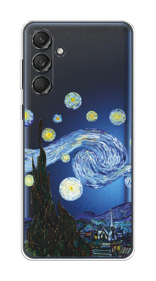 

Чехол на Samsung Galaxy M55 "Ночь Ван Гога", Голубой;синий;черный, 2109650-1