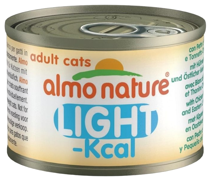 Консервы для кошек Almo Nature HFC Natural Light Meal, атлантический тунец, 4шт по 50г