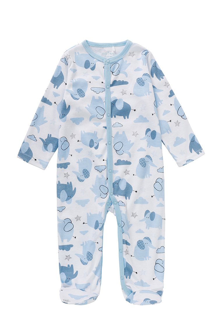 фото Комбинезон детский kari baby ss22b11100810 цв. белый р. 74