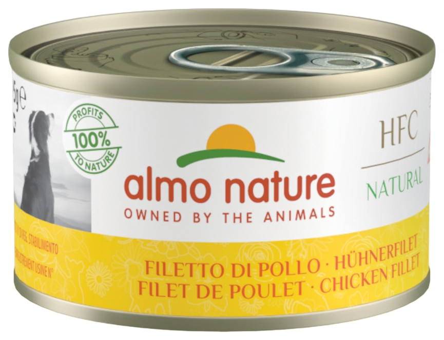 

Влажный корм для кошек Almo Nature HFC NATURAL, с куриной грудкой, 150 г