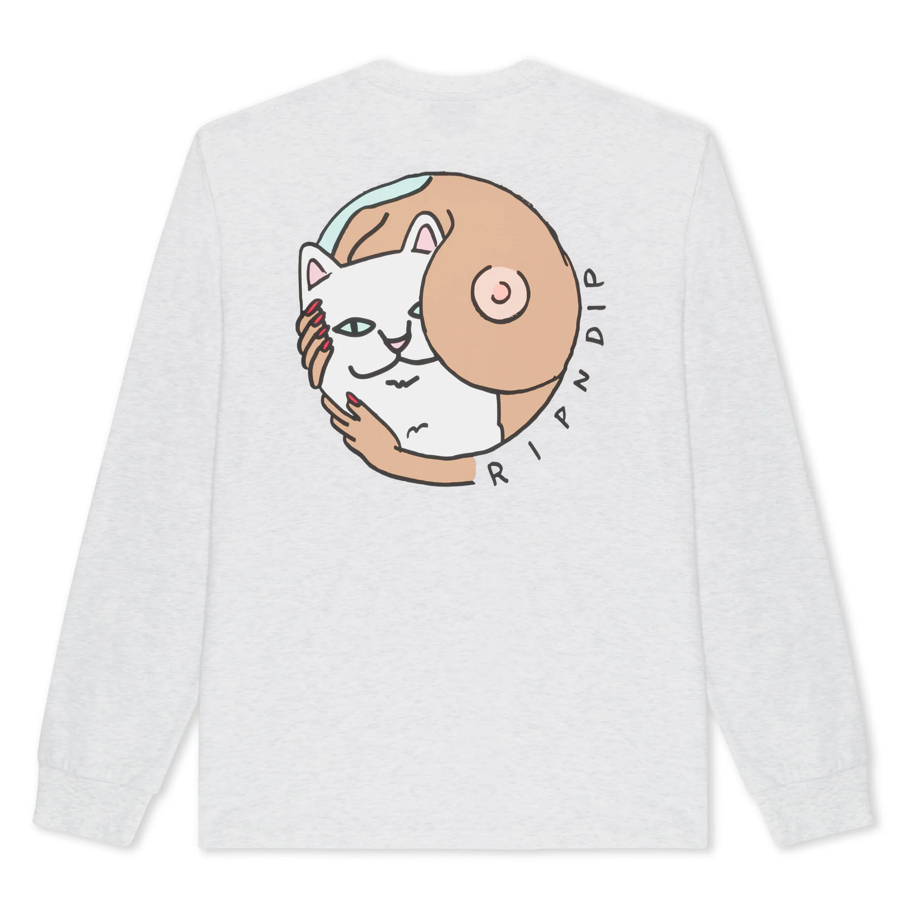 Лонгслив мужской Ripndip Must Be Nice серый L 13490₽