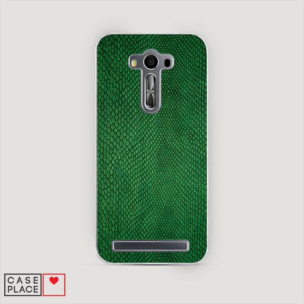 фото Чехол awog "изумрудная змея" для asus zenfone 2 laser ze500kl