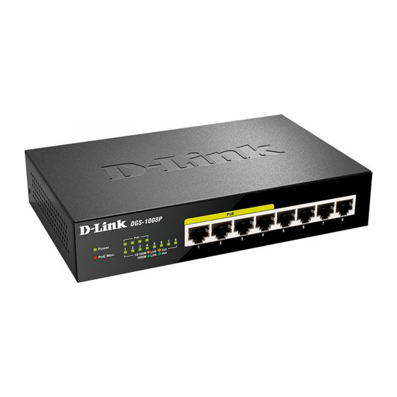 

Коммутатор D-Link DGS-1008P/F1A