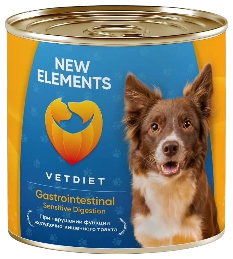 Влажный корм для собак New Elements VETDIET Gastrointestinal Sensitive Digestion рыба 340г