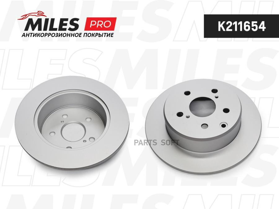 

MILES Диск тормозной TOYOTA MARK/CHASER/CRESSIDA/CRESTA задний D 291мм. с покрытием 1шт