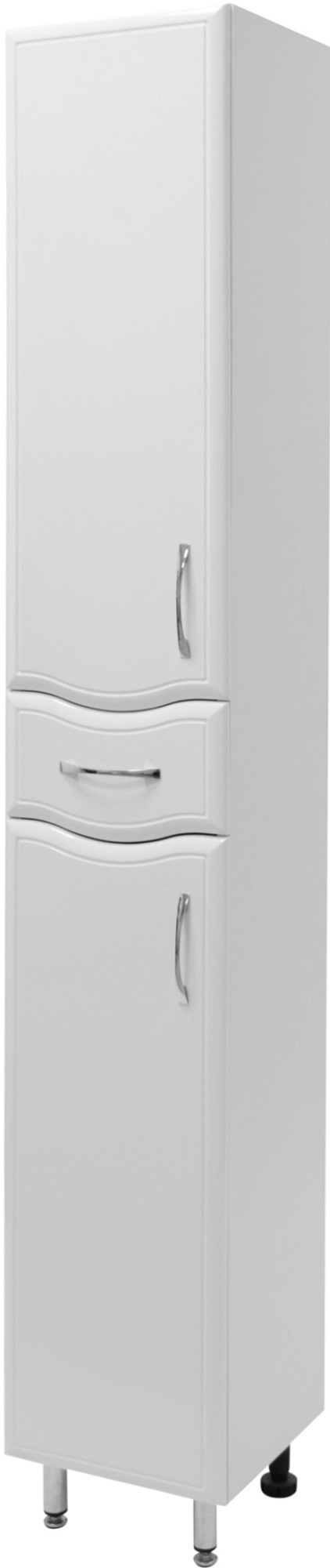 

Шкаф-пенал напольный Style Line Волна 300 мм белый