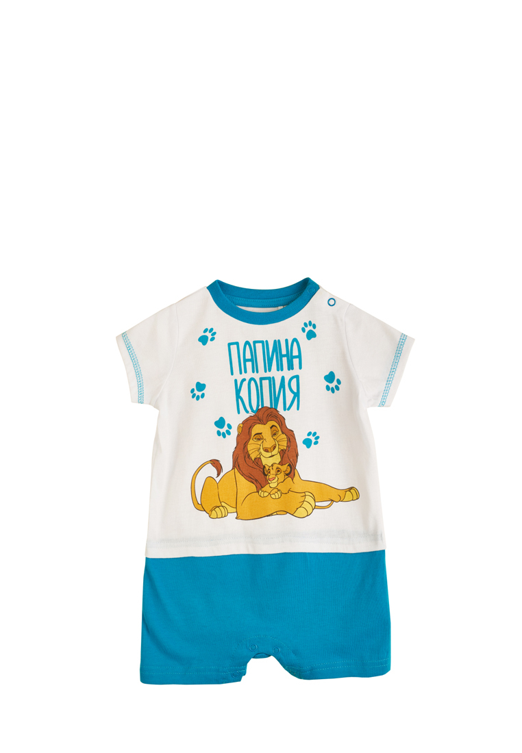 фото Комбинезон детский disney ss22d11 цв. белый, изумрудный р. 56