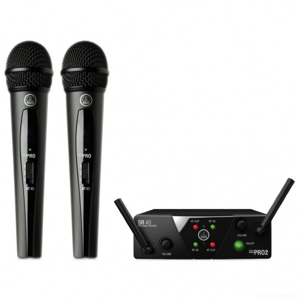 

Радиосистема AKG WMS40 Mini2 Vocal Set US25A/C (537.500 & 539.300), WMS40 Mini2 Vocal Set US25A/C (537.500 & 539.300)