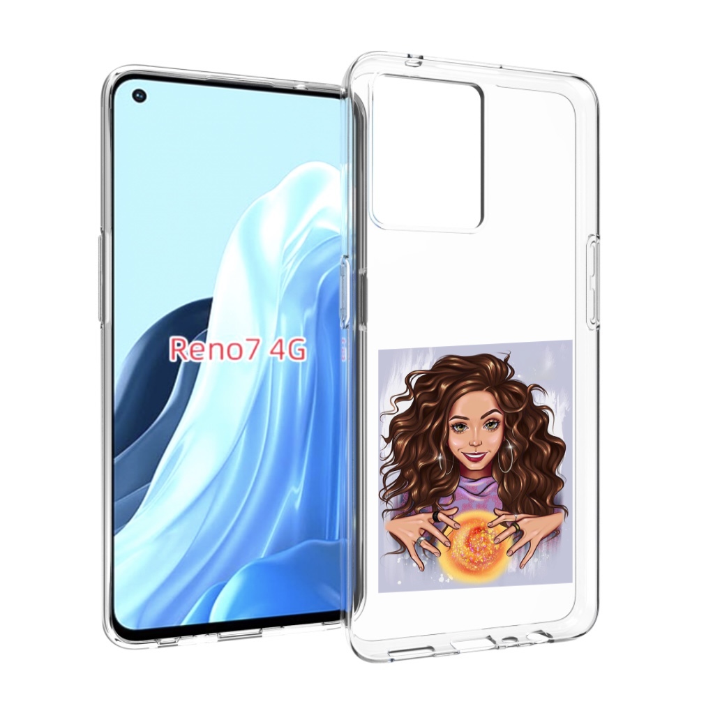 

Чехол MyPads девушка-волшебница для OPPO RENO 7 4G, Прозрачный, Tocco