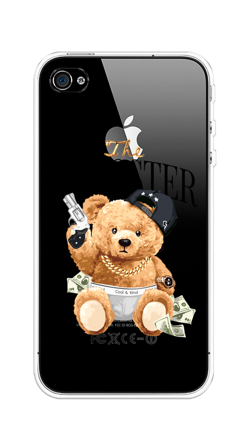 

Чехол на Apple iPhone 4 "The Gangster", Бежевый;серый;черный, 10150-6