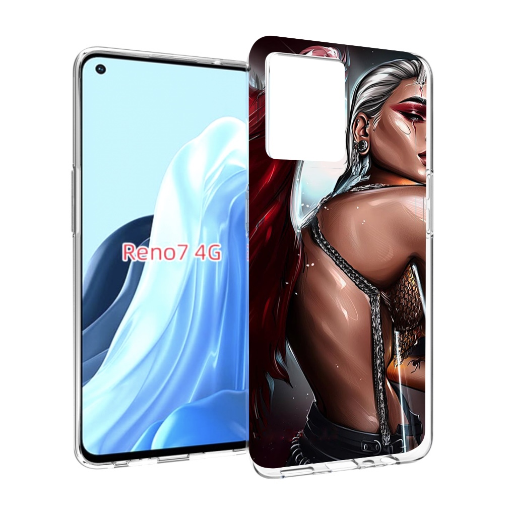 

Чехол MyPads девушка-с-крыльями женский для OPPO RENO 7 4G, Прозрачный, Tocco