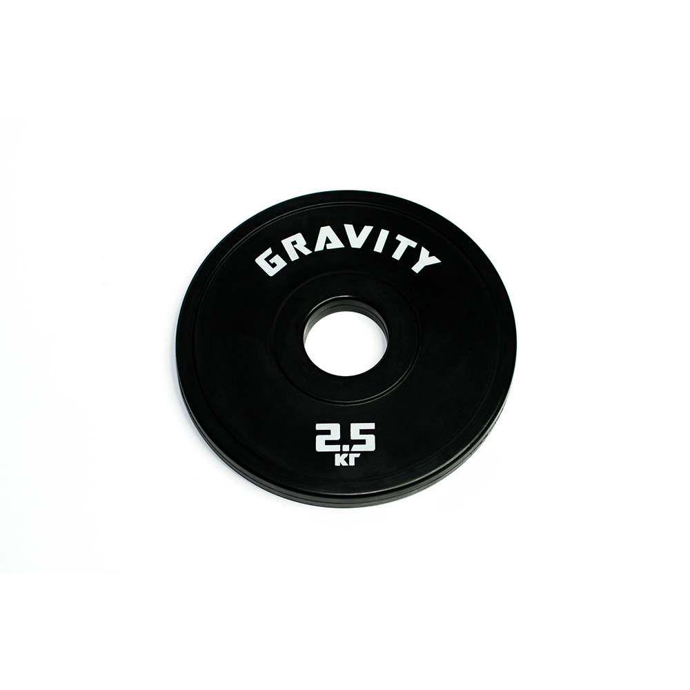 

Каучуковый диск Gravity, черный, белый лого, 2.5 кг, SL1131B