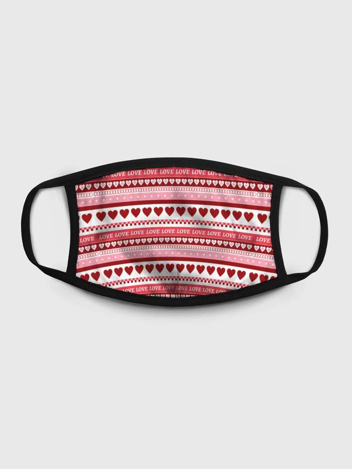

Многоразовая маска унисекс Burnettie Love Love Love, Разноцветный, Love Love Love