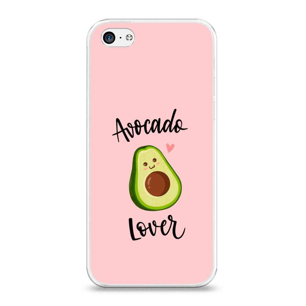 

Чехол на Apple iPhone 5C "Avocado lover", Розовый;зеленый, 10250-6