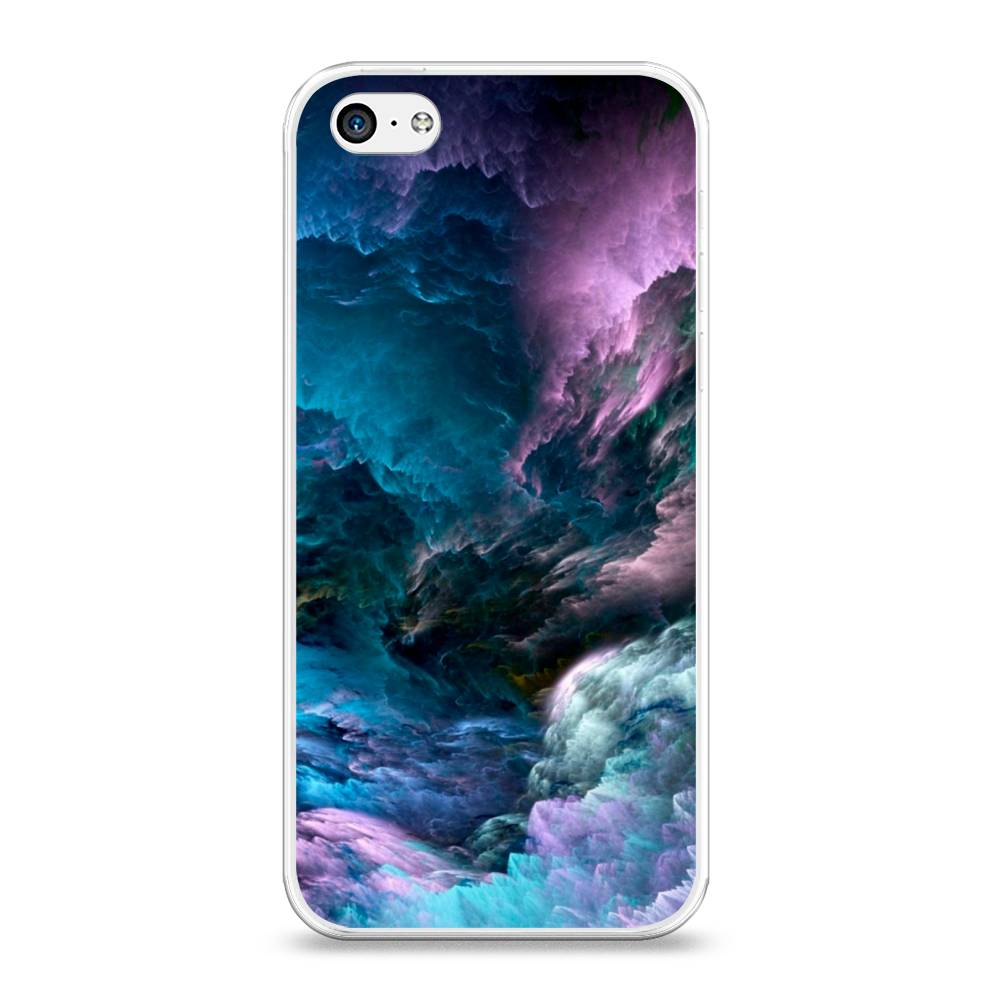 

Чехол на Apple iPhone 5C "Загадочное небо", Синий;фиолетовый, 10250-2