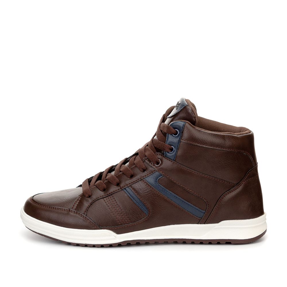 фото Кеды мужские zenden 219-12mv-033st коричневые 45 ru