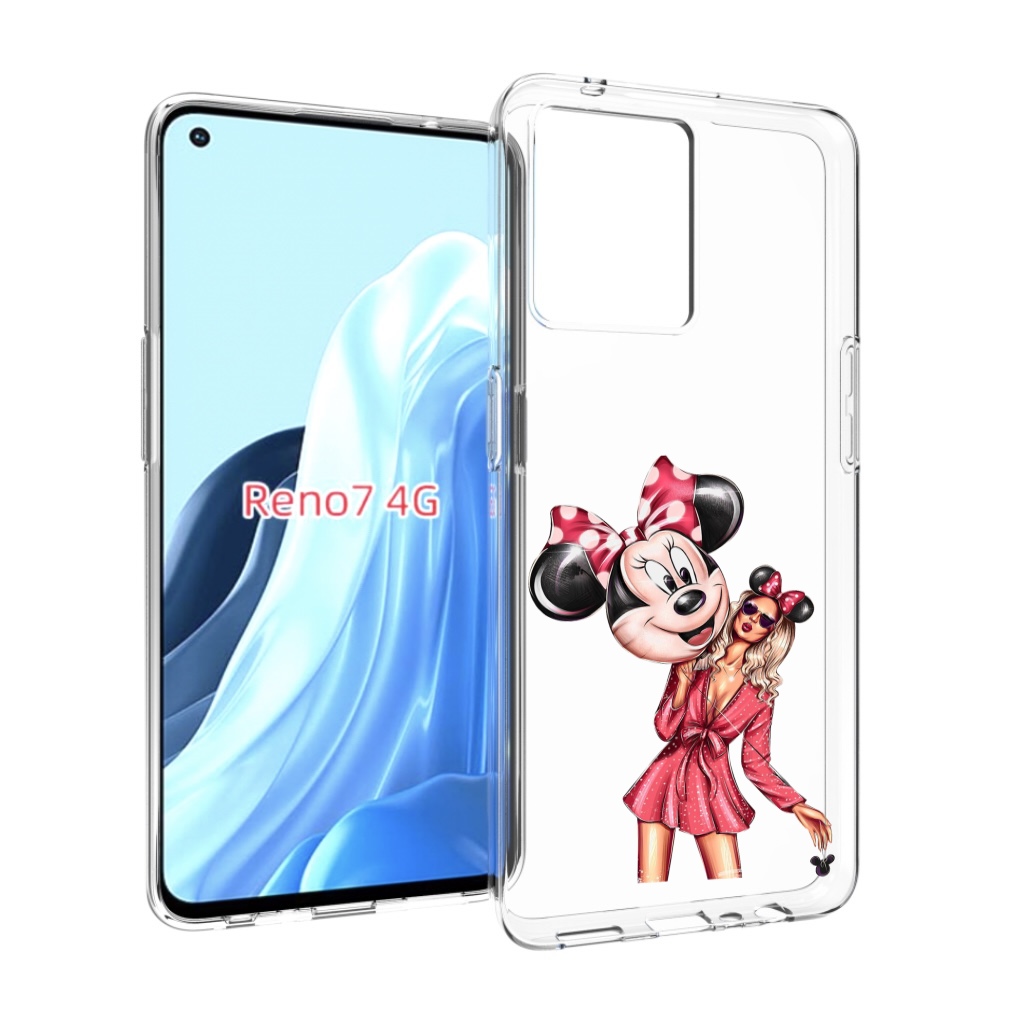 

Чехол MyPads девушка-с-шариком женский для OPPO RENO 7 4G, Прозрачный, Tocco