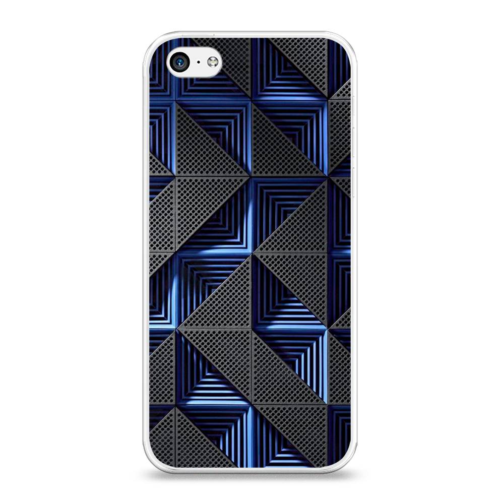 

Чехол на Apple iPhone 5C "IBM", Серый;синий, 10250-3