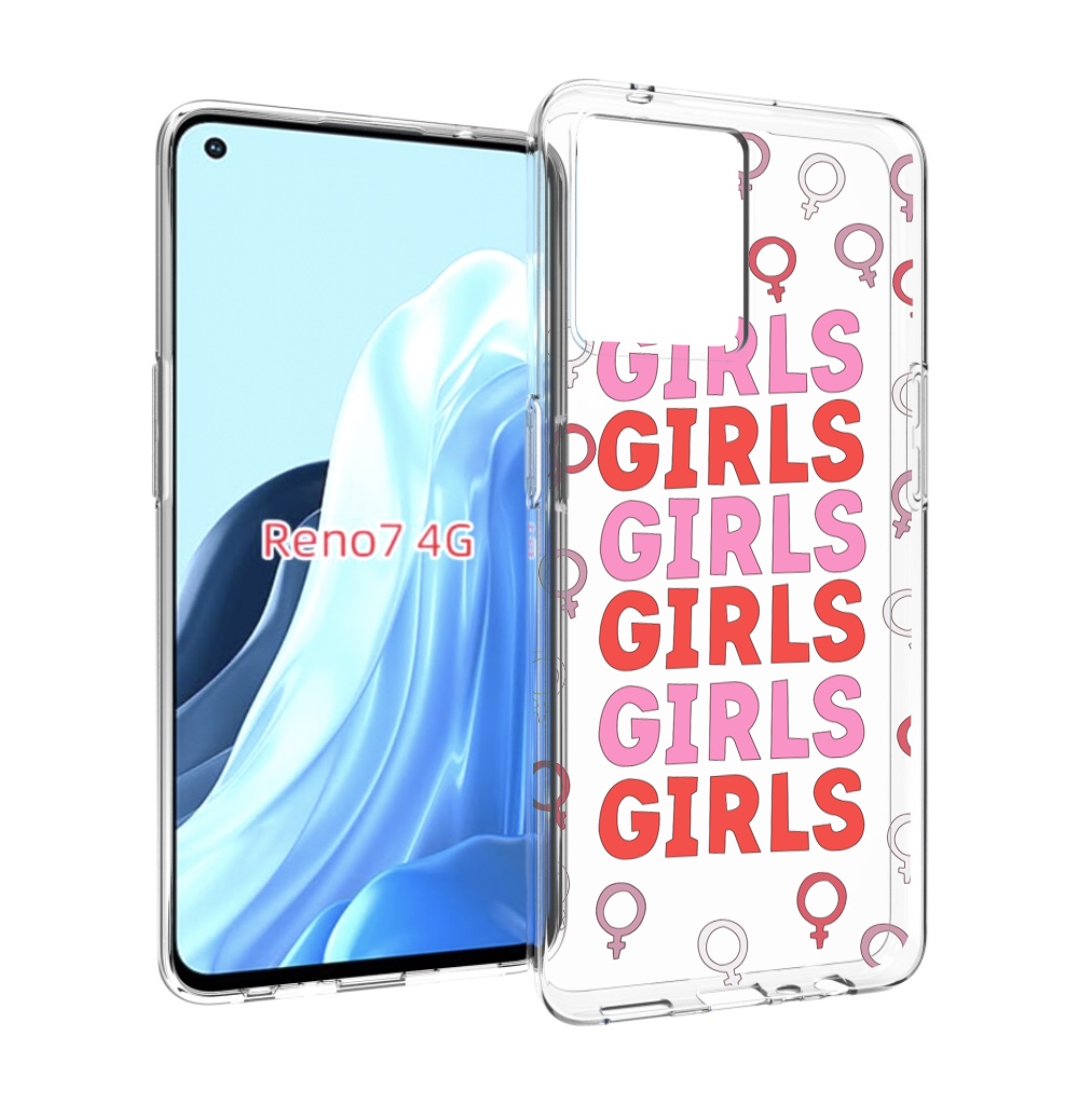 

Чехол MyPads девушки!!! женский для OPPO RENO 7 4G, Прозрачный, Tocco