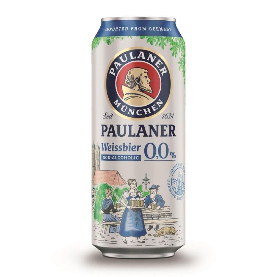 Пиво безалкогольное Paulaner Alkoholfrei, 6 шт х 0,5 л