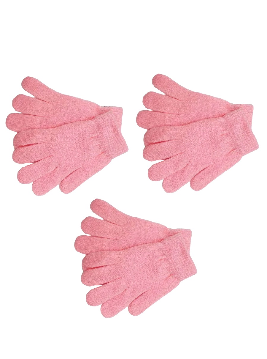 

Комплект перчаток 3 шт женский COSY MEN_ПР розовый, MEN_ПР