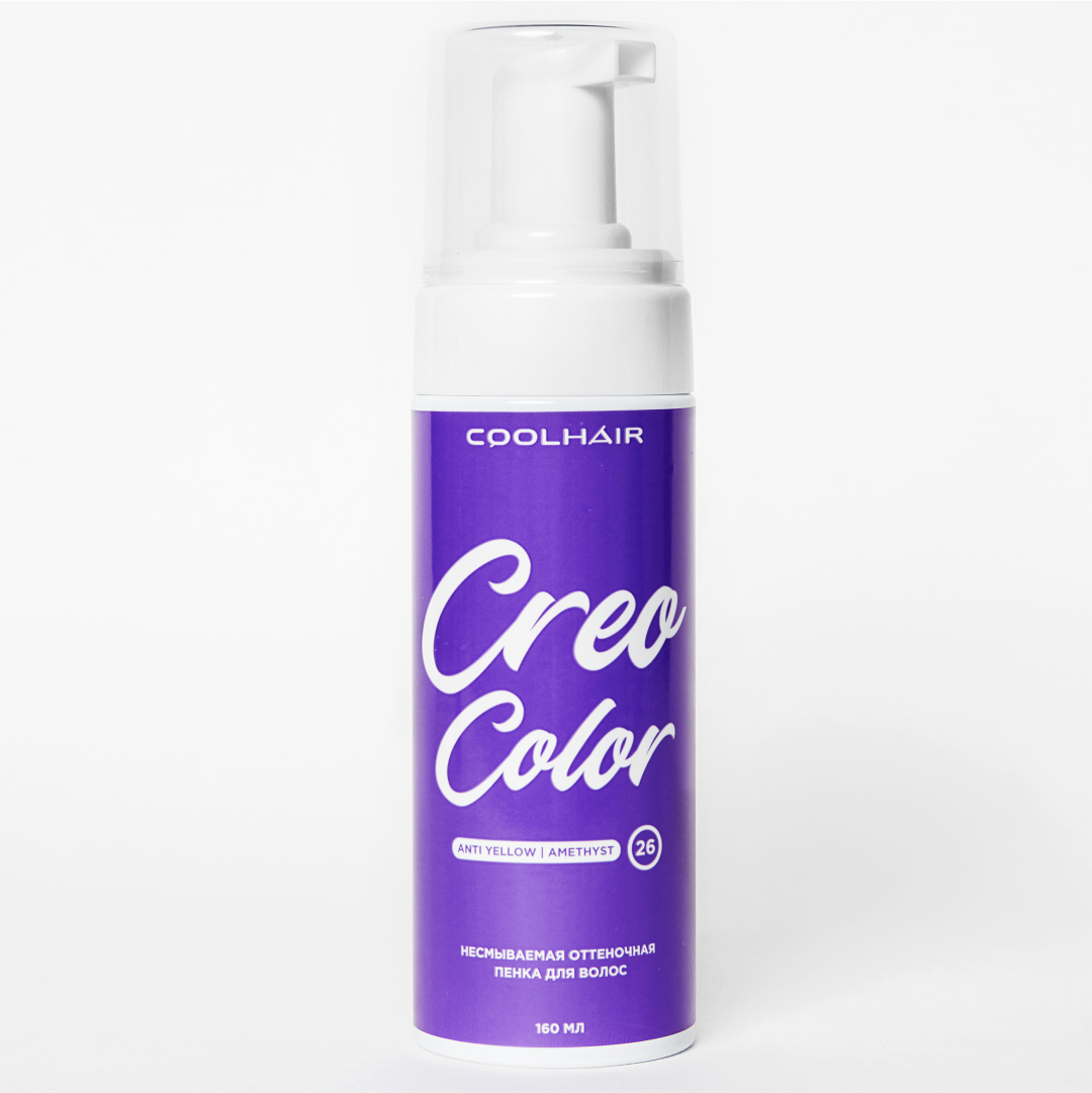 Пенка для нейтрализации желтизны Creo Color оттеночный, антижелтый, аметист