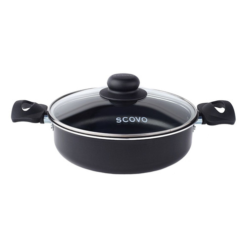 

Жаровня SCOVO Consul, 0л, с крышкой, черный [rc-041]
