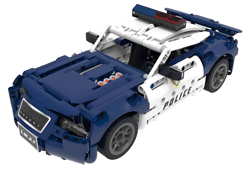 Конструктор Onebot Police Car OBCJJC22AIQI, 560+ деталей