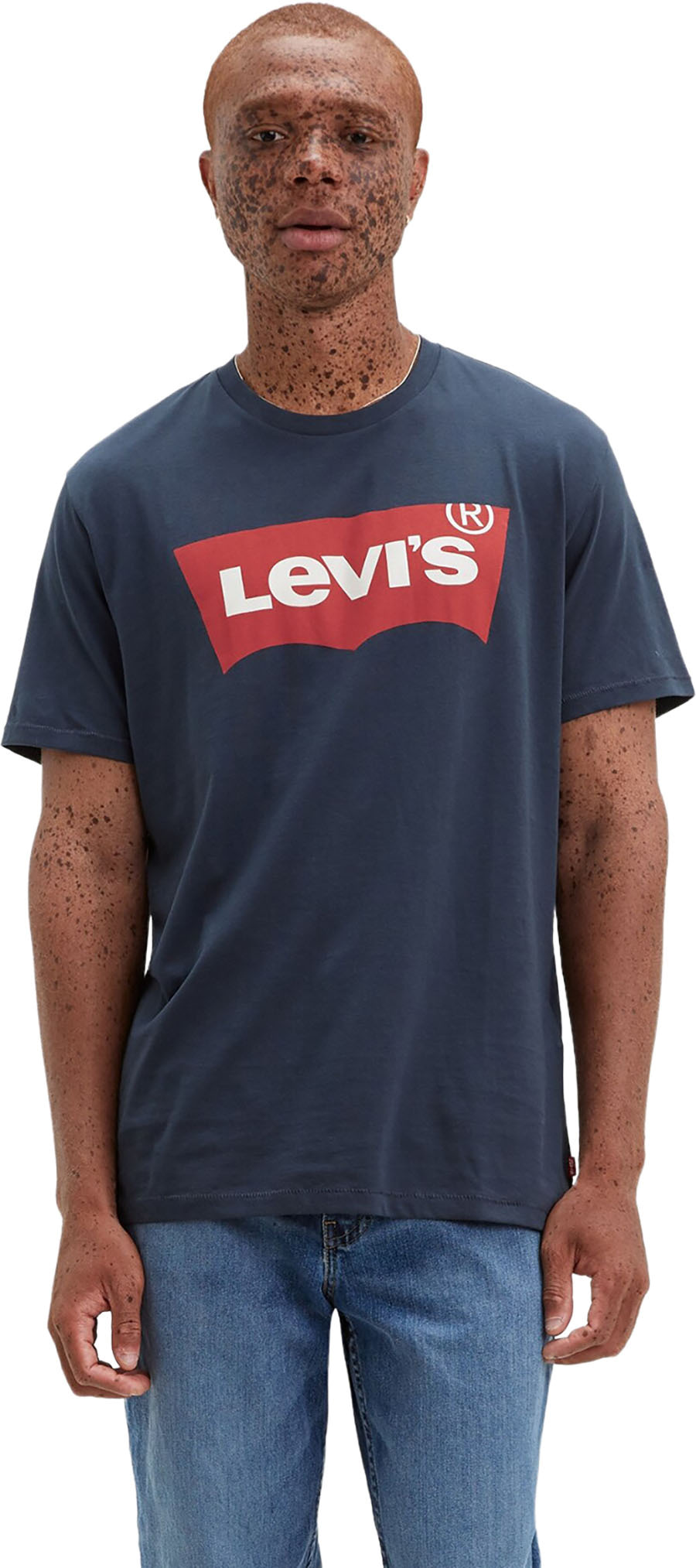 

Футболка мужская Levi's Men Graphic Setin Neck Tee синяя XS, Синий, Men Graphic Setin Neck Tee