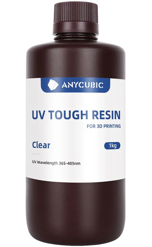 

Фотополимерная смола Anycubic Flexible Tough 1 л., Прозрачный, Felxible Tough