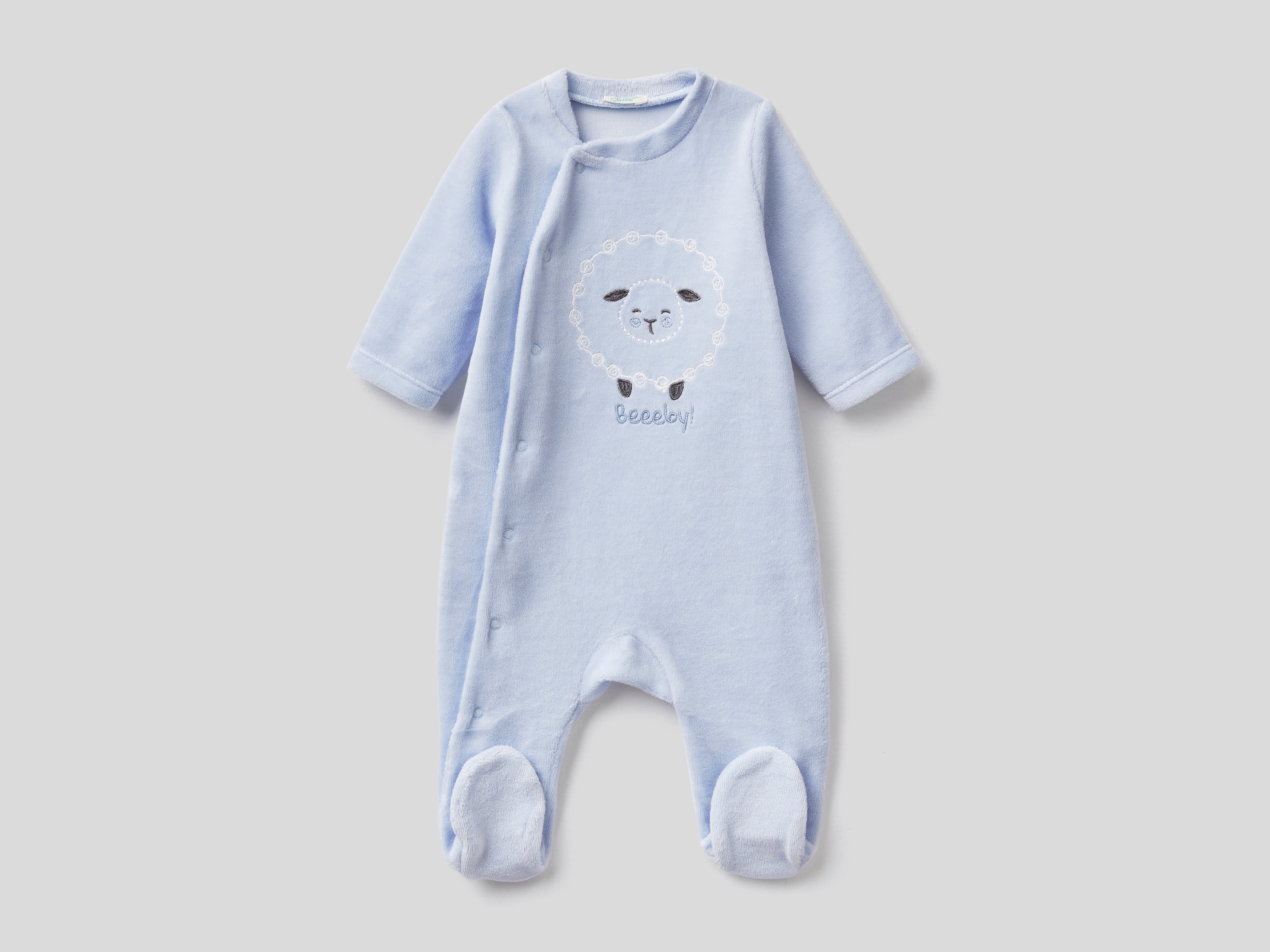 фото Комбинезон для девочек benetton цв. голубой р.80 united colors of benetton