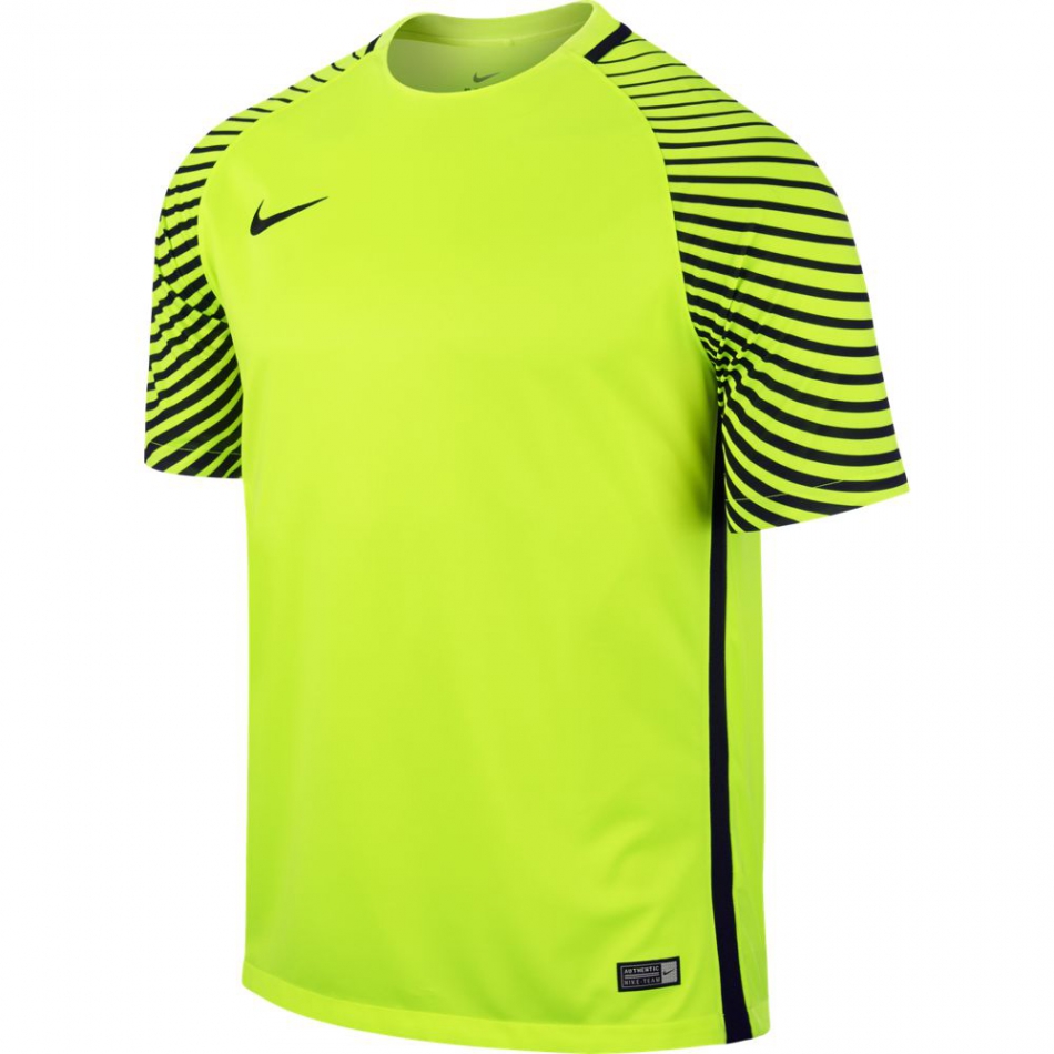 фото Футболка мужская nike ss gardien jsy желтая xl us