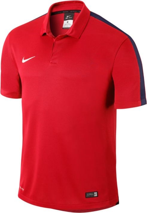 фото Футболка-поло мужская nike squad15 ss sdln polo красная 54