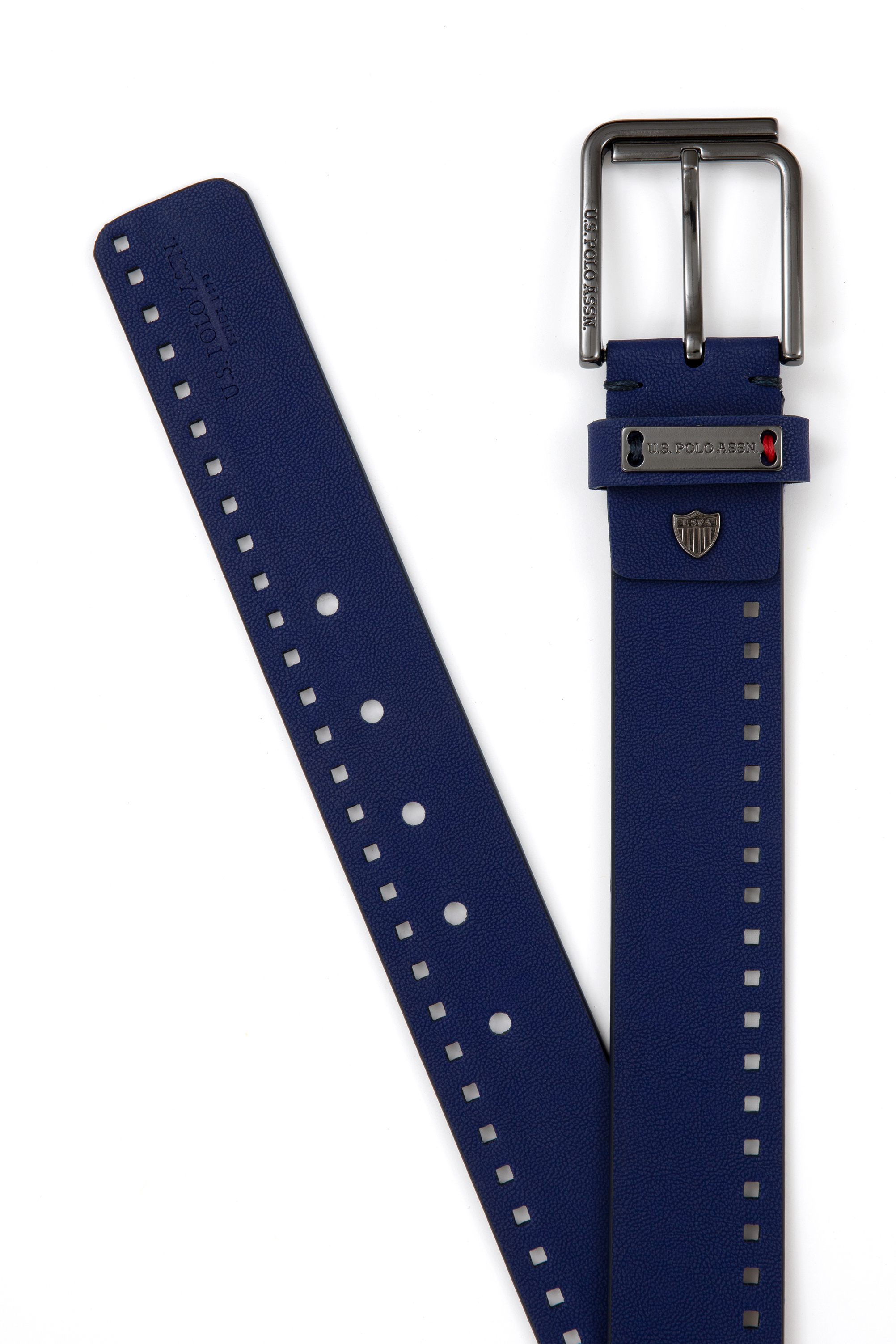 

Ремень мужской U.S. POLO ASSN. A081SZ016AYCY22AS020 синий, 130 см, A081SZ016AYCY22AS020