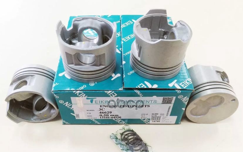 

TEIKIN 466290.50 Поршни 3C, 0.50, 13101-64150, TKN-46629